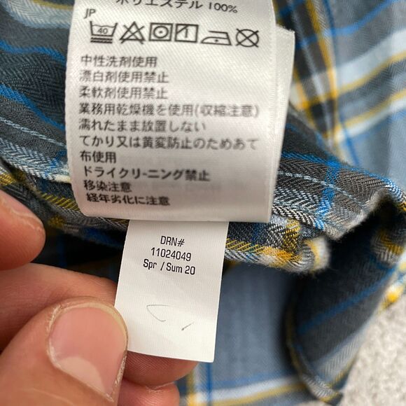 Eddie Bauer Classic Fit Flannel Shirt Men Medium Multi Plaid Casual Outdoor NWOT - Picture 7 of 13